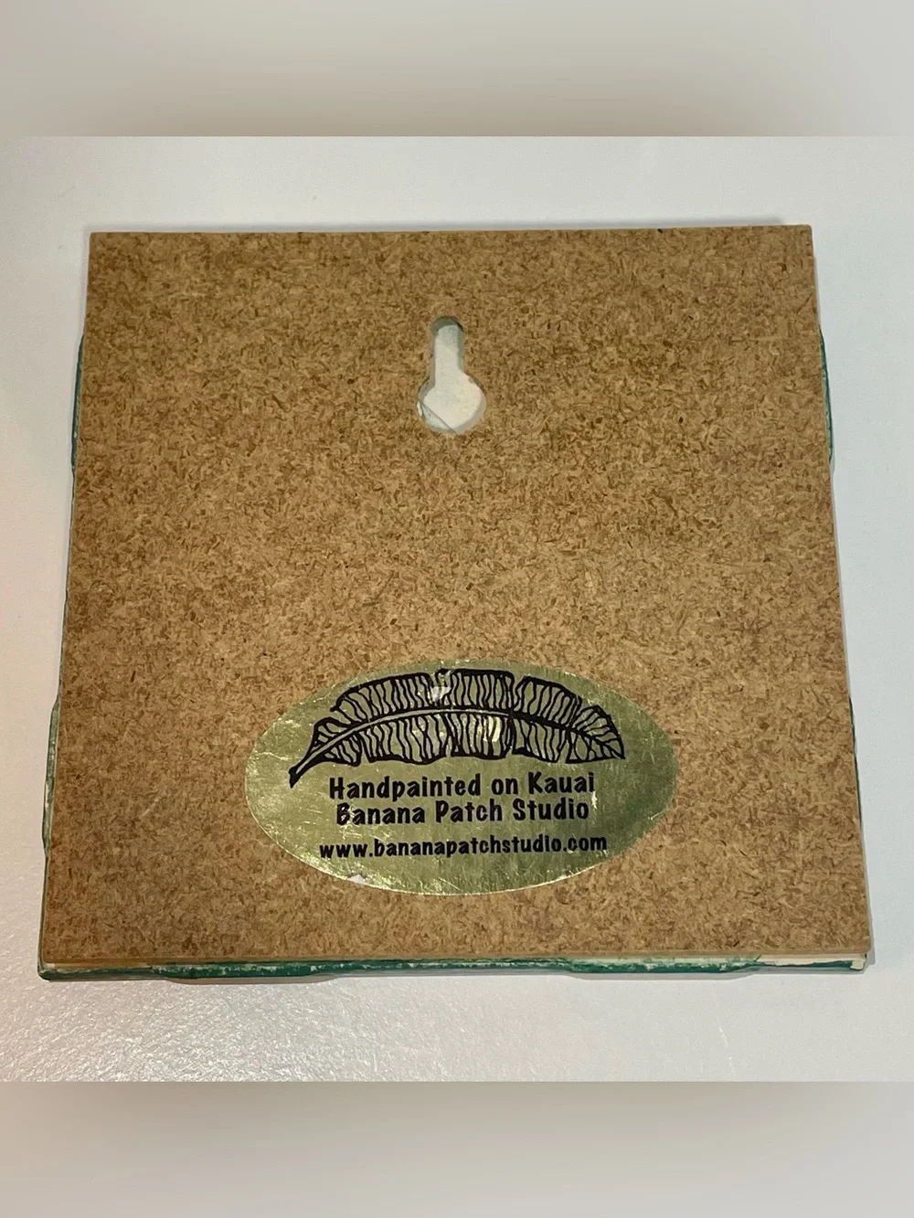 Banana Patch Studio “Mahalo for Removing Your Shoes” Handpainted Hawaiian Tile